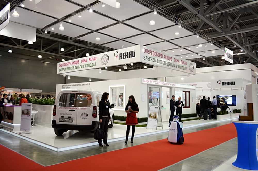 выставочный павильон торговой марки Rehau, МОСБИЛД 2013
